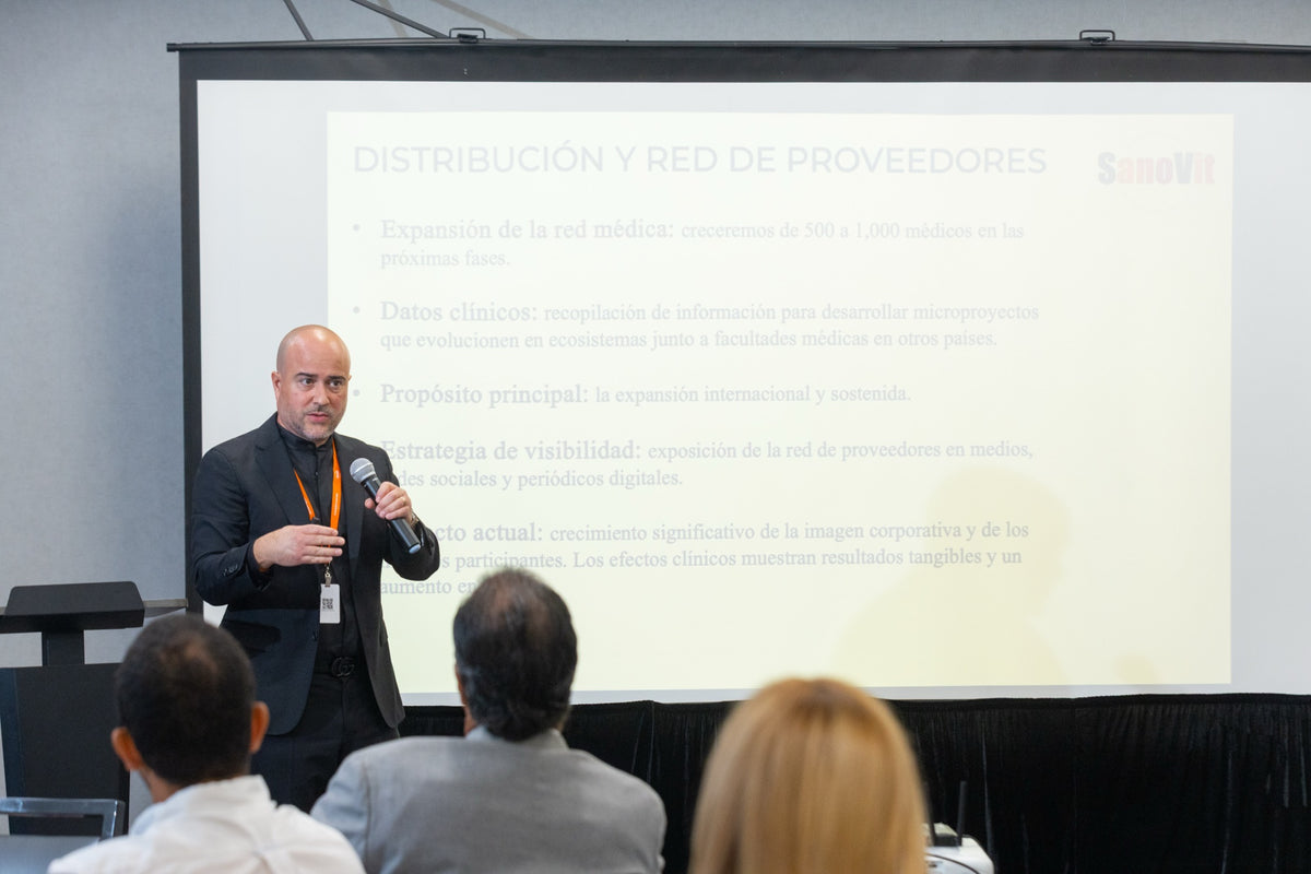 Presentación sobre el crecimiento de la red SanoVit.